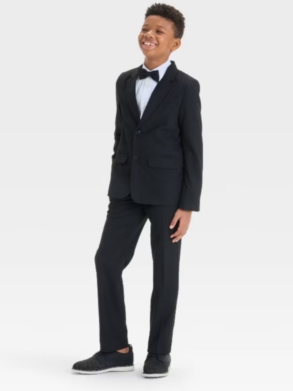 Cat & Jack Boys' Black Two-Piece Suit